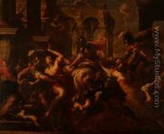 Rape of the Sabines, 1650-55 - Valerio Castello