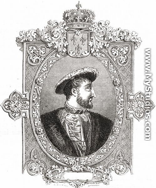Francois I, engraved by Pannemaker-Ligny, from 