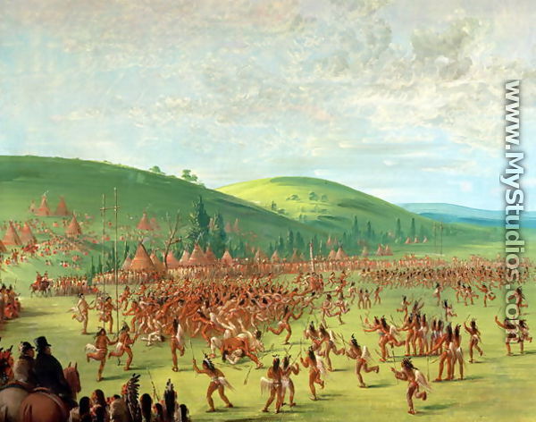 Indian Ball Game - George Catlin