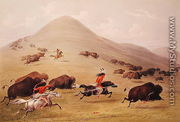 The Buffalo Hunt, c.1832 - George Catlin