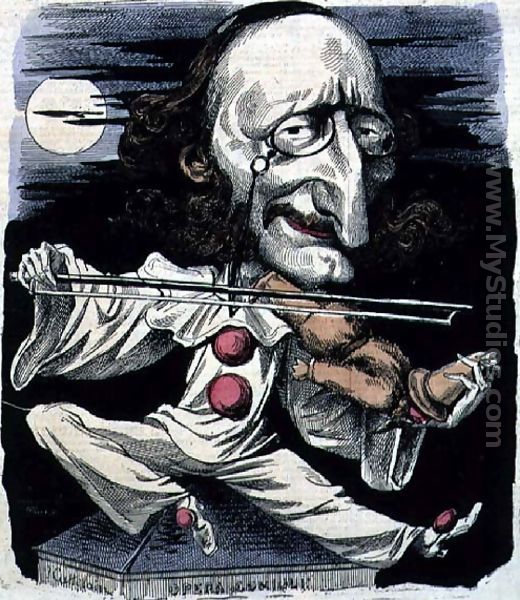Caricature of Jacques Offenbach (1819-80) from 