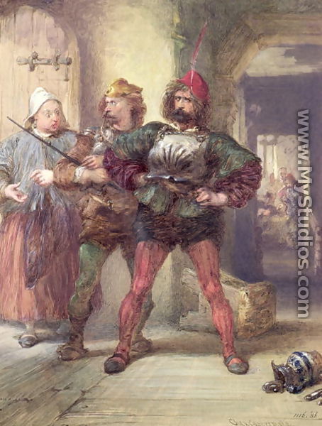 Mistress Quickly, Nym and Bardolph, from Shakespeare