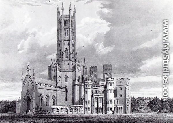 Fonthill Abbey from the south-west, from 
