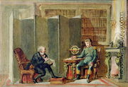 Napoleon Dictating his Memoirs at St. Helena to Comte Las Casas - George Cattermole