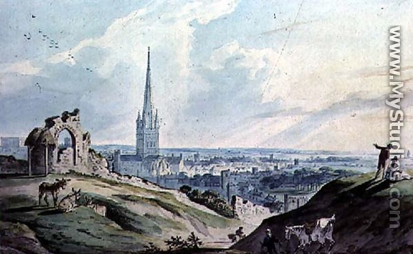 A View of Norwich, from Mouseshold Hill, near the Ruins of Kett