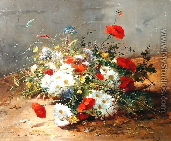 Flower Study - Eugene Henri Cauchois