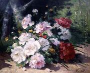 Still Life of Flowers - Eugene Henri Cauchois