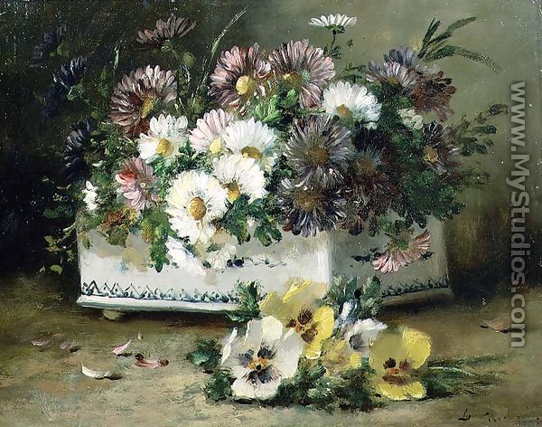 Still Life of Flowers 2 - Eugene Henri Cauchois