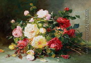 A Bouquet of Roses - Eugene Henri Cauchois