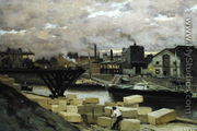 The Quays, c.1885-90 - Jean-Charles Cazin