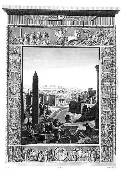 Frontispiece to Volume 1 of the `Description of Egypt` - Cecile