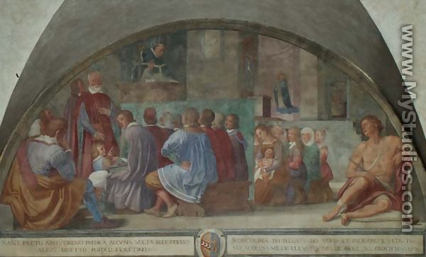 The Sermon of St. Antoninus - Lorenzo Cerrini