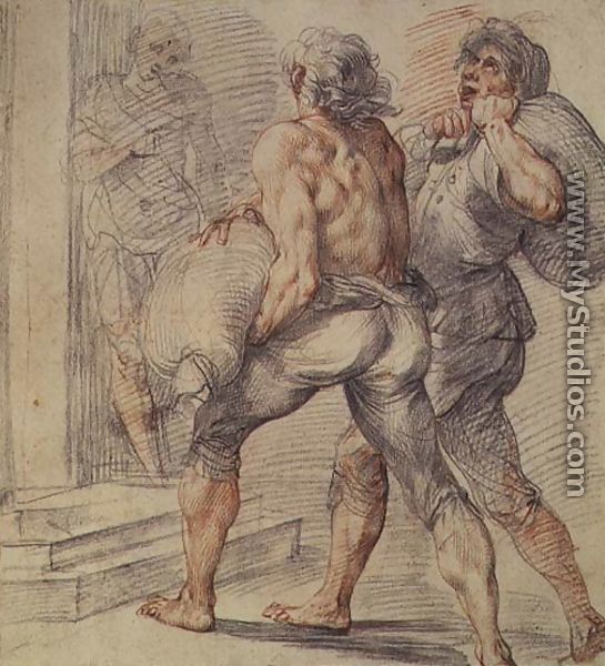 Study of Tax Collectors, c.1591-93 - Giuseppe (d
