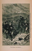 Retreat from Moscow, illustration from 'Little Arthur's History of France: From the Earliest Times to the Fall of the 2nd Empire', 1899 - Lady M. Chalcott
