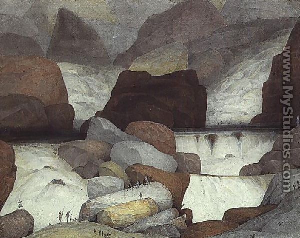 Watersprites in a Stream, c.1865 - General John Chamberlayne