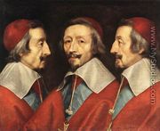 Triple Portrait of the Head of Richelieu, 1642 - Philippe de Champaigne