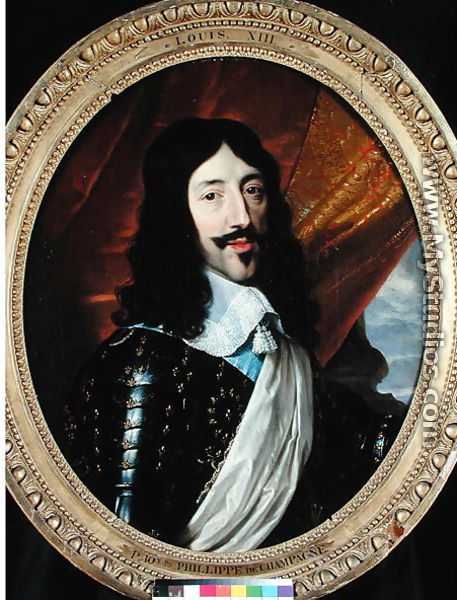 Portrait of Louis XIII (1601-43) after 1610 - Philippe de Champaigne