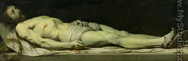 The Dead Christ on his Shroud - Philippe de Champaigne
