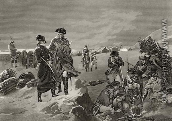George Washington and Lafayette at Valley Forge, from 