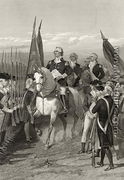 George Washington taking command of the Army, 1775, from 'Life and Times of Washington', Volume I,  1857 - Alonzo Chappel