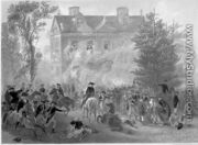 The Battle of Germantown at Chew House in 1777, c.1860 - Alonzo Chappel