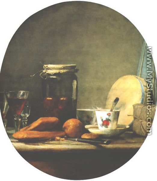 Jar of Apricots, 1758 - Jean-Baptiste-Simeon Chardin