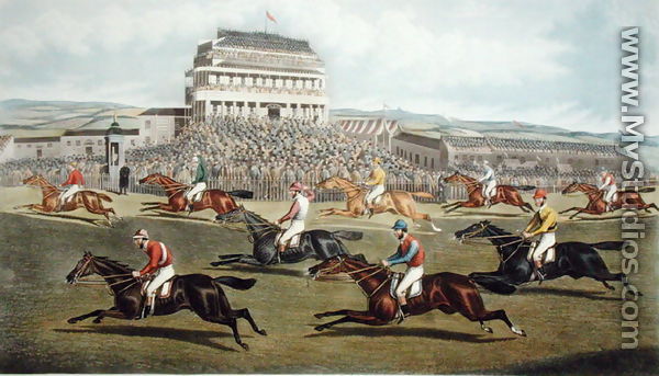 The Liverpool Grand National Steeplechase - Coming In, published 1872 - Charles Hunt and Son
