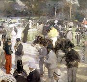View of the paddock, 1907 - Frantz Charlet