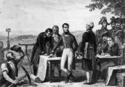 Napoleon Bonaparte indicating the plan for the cutting of the Canal de Saint-Quentin - Eugene Charpentier