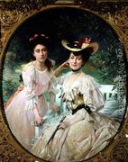 Madame Collas and her Daughter, Giselle, 1903 - Théobald Chartran