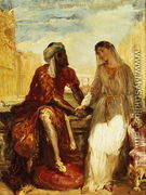 Othello and Desdemona in Venice, 1850 - Theodore Chasseriau