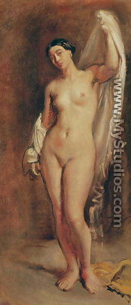 Standing Female Nude, study for the central figure of 