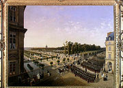 Review of Troops in the Jardin des Tuileries, 1835 - Capitaine Cheret
