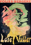 Folies Bergeres: Loie Fuller, France, 1897 - Jules Cheret
