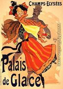 Reproduction of a poster advertising the 'Palais de Glace', Champs Elysees, Paris, 1896 - Jules Cheret