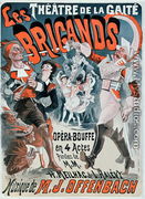 Poster for the opera bouffe 'Les Brigands' by Jacques Offenbach (1819-80) 1869 - Jules Cheret