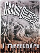 Poster for 'La Grande Duchesse de Gerolstein' by Jacques Offenbach (1819-90) - Jules Cheret