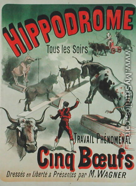 Poster advertising the performance of the 