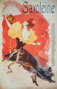 Poster advertising 'Saxoleine', safety lamp oil - Jules Cheret