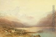 Mount Cook and Lake Pukaki, South Island, New Zealand, 1872 - Nicholas Chevalier