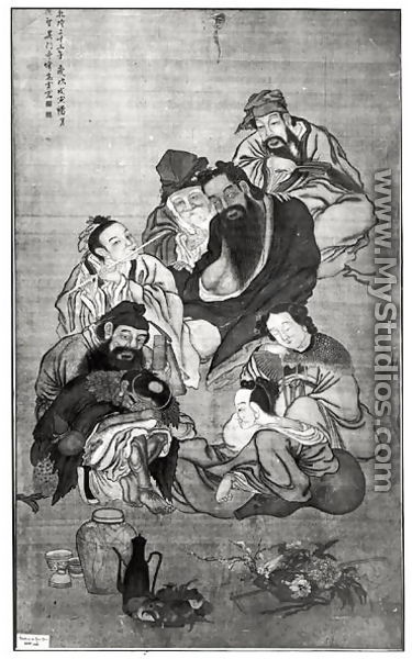 Pa Hsien, the Eight Immortals - Chinese School