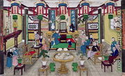 A Room in the House of Mr. Kong, a Peking Merchant - Chinese School
