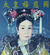 Portrait of the Empress Dowager Cixi (1835-1908) - Chinese School