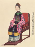 Portrait of a Tartar Woman - Chinese School
