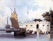 The Dutch Folly Fort off Canton - George Chinnery