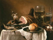 Still Life with Ham - Pieter Claesz.