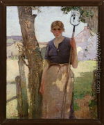 Farmgirl, 1915 - William Hannah Clarke