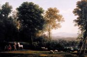 Landscape with Erminia in Discourse with the Old Man and his Sons - Claude Lorrain (Gellee)