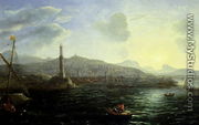 The Port of Genoa, Sea View - Claude Lorrain (Gellee)