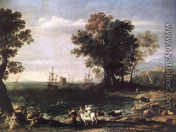The Rape of Europa, 1655 - Claude Lorrain (Gellee)